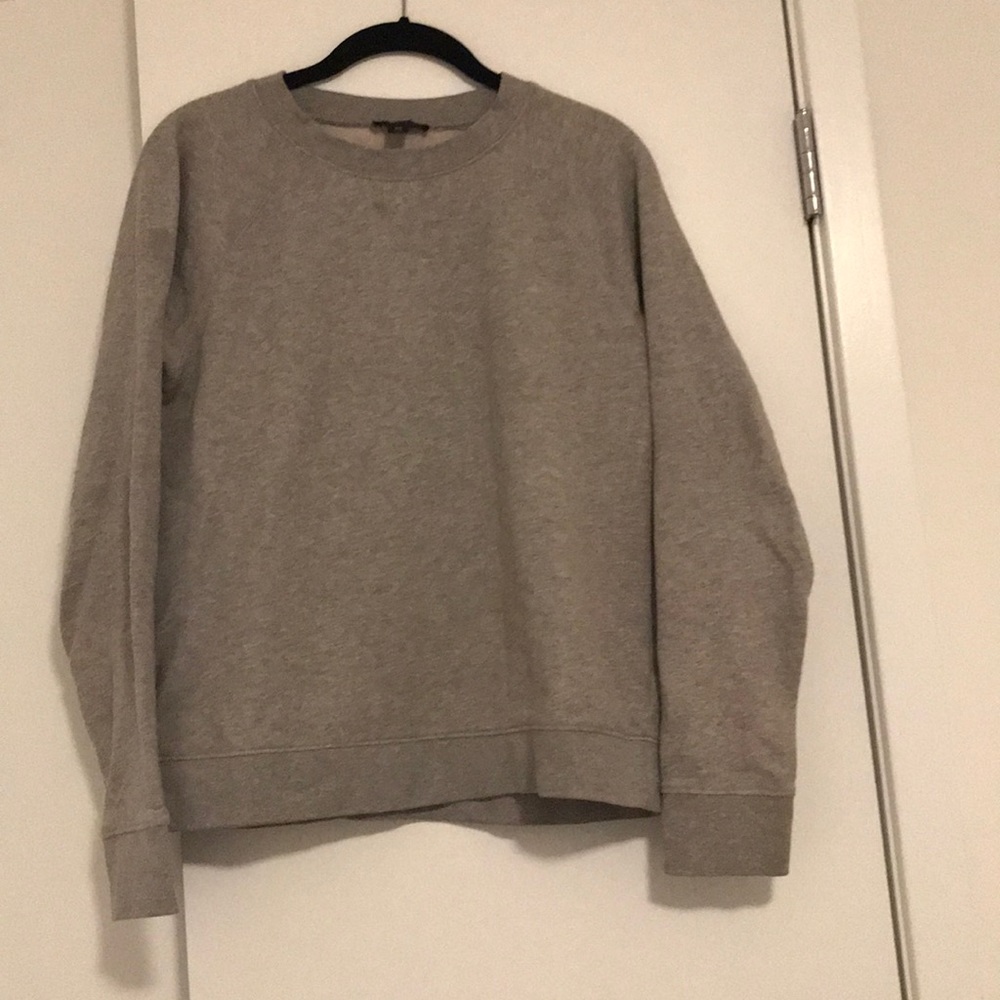 jcrew gray sweatshirt